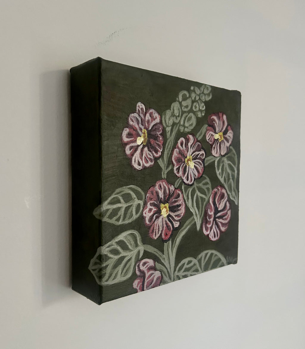 Hollyhock 6 x 6"