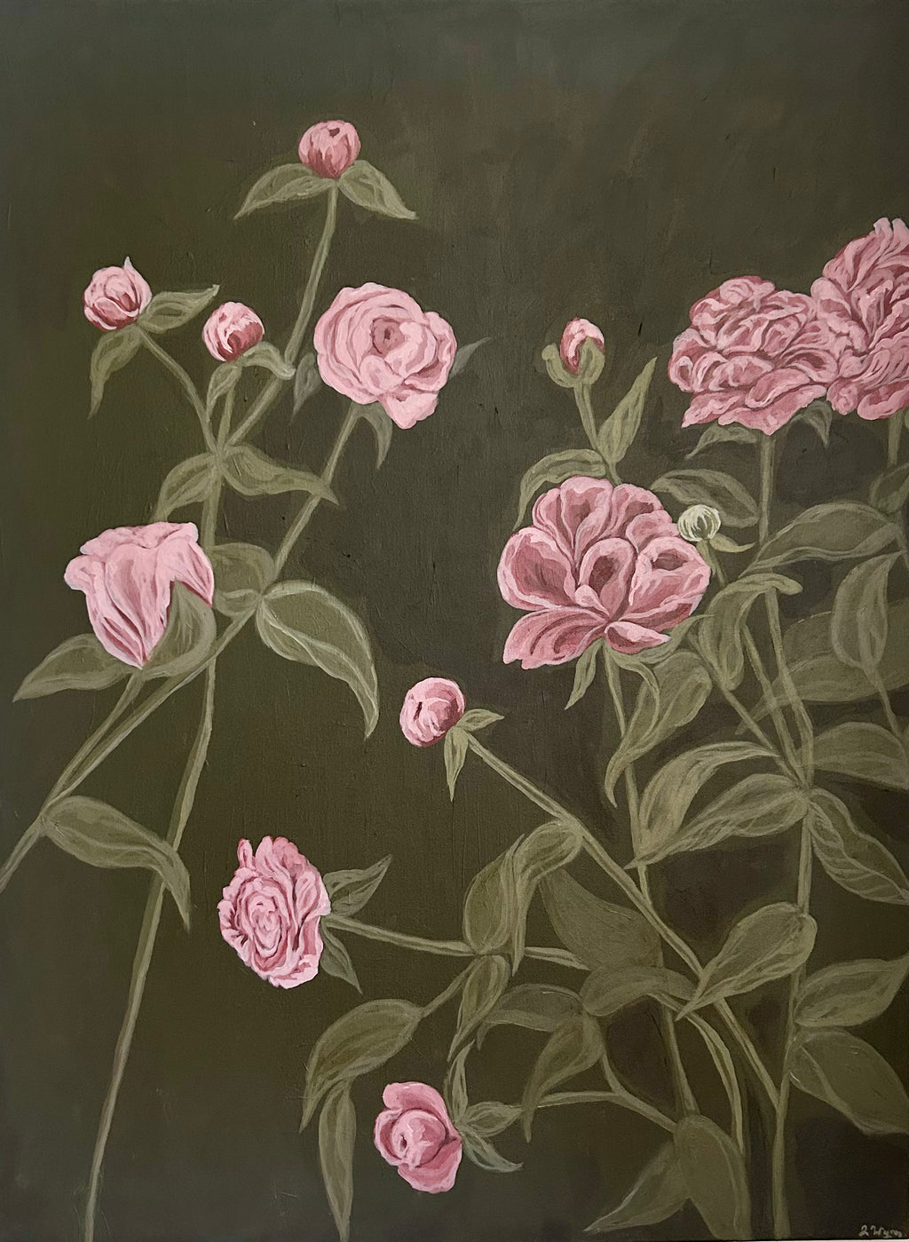 Peonies Blooming