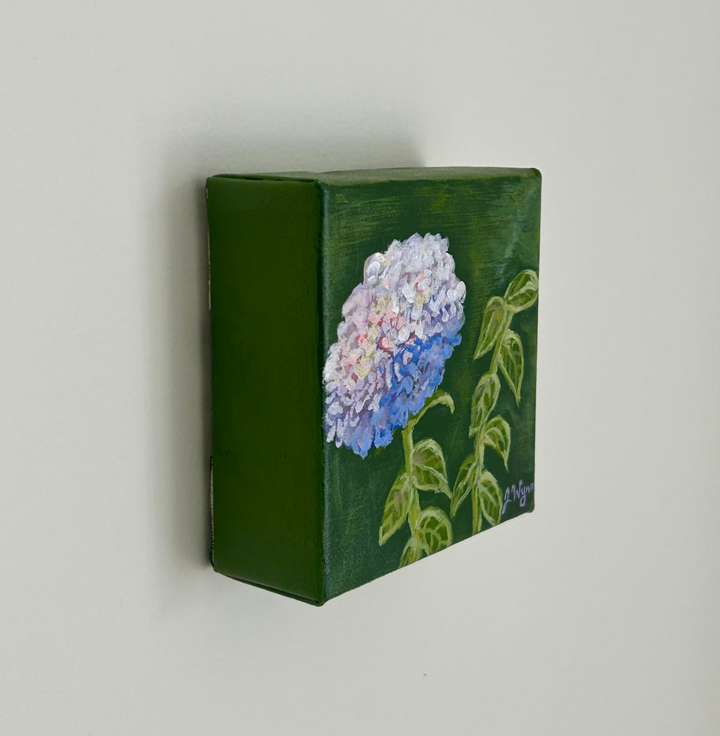 "Purple Hydrangea" 4 x 4, Original