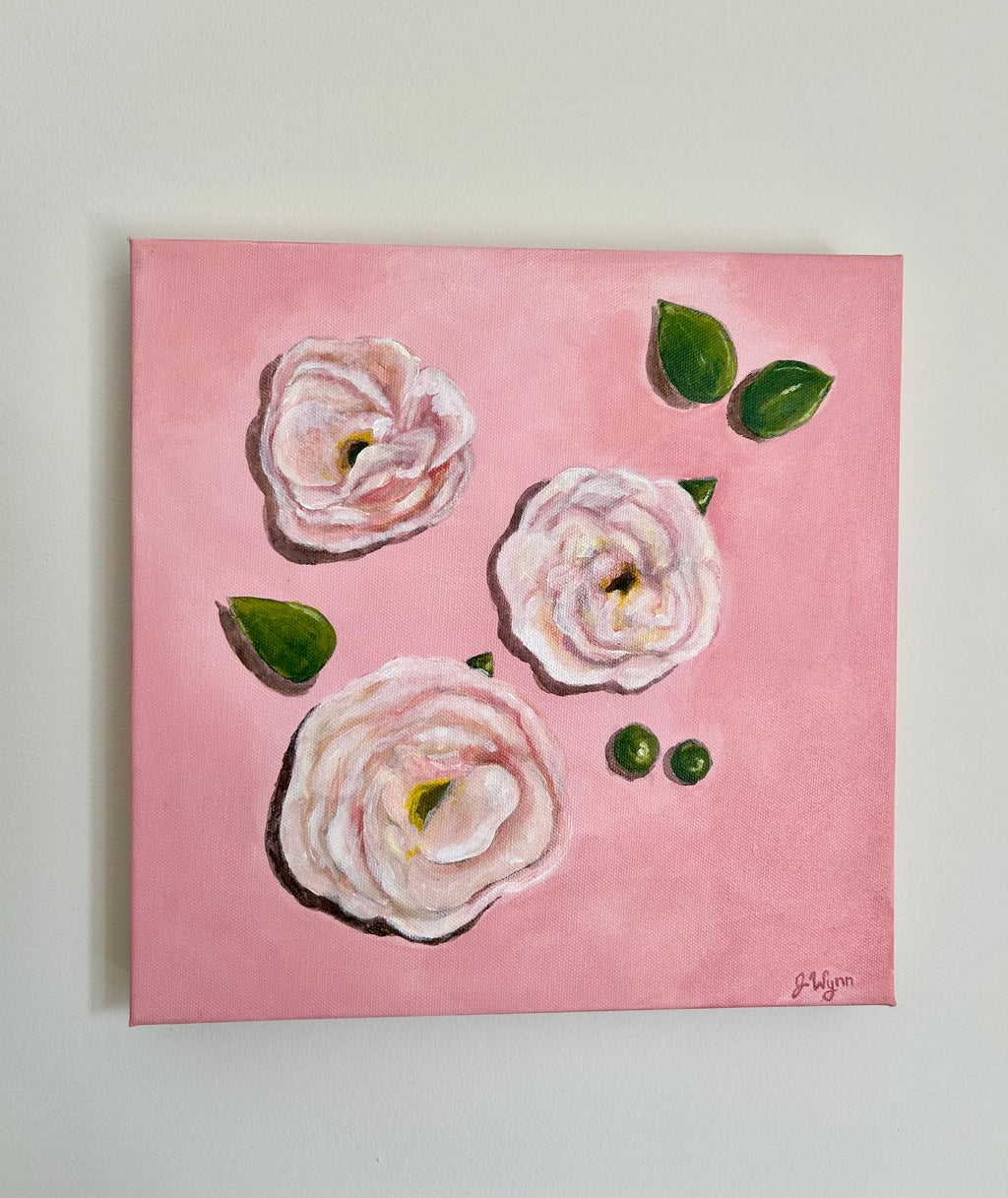 "Roses Preserved in Time" 12 x 12, Original
