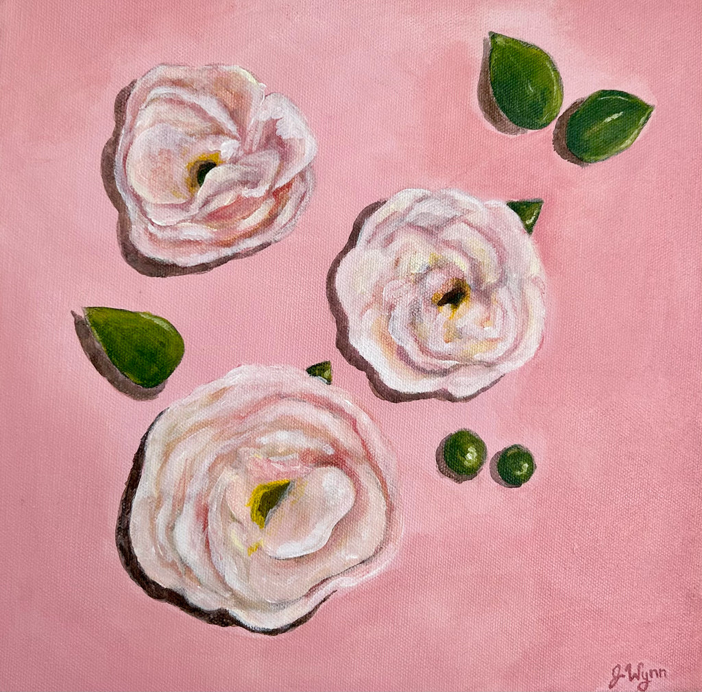 "Roses Preserved in Time" 12 x 12, Original