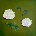 "Camellia Preserved in Time" 12 x 12, Original
