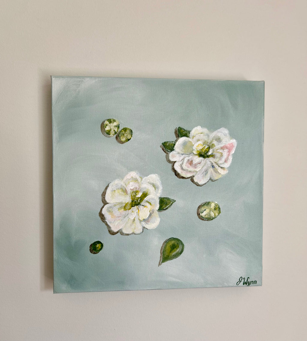 "Stock Flower Preserved in Time" 12 x 12, Original