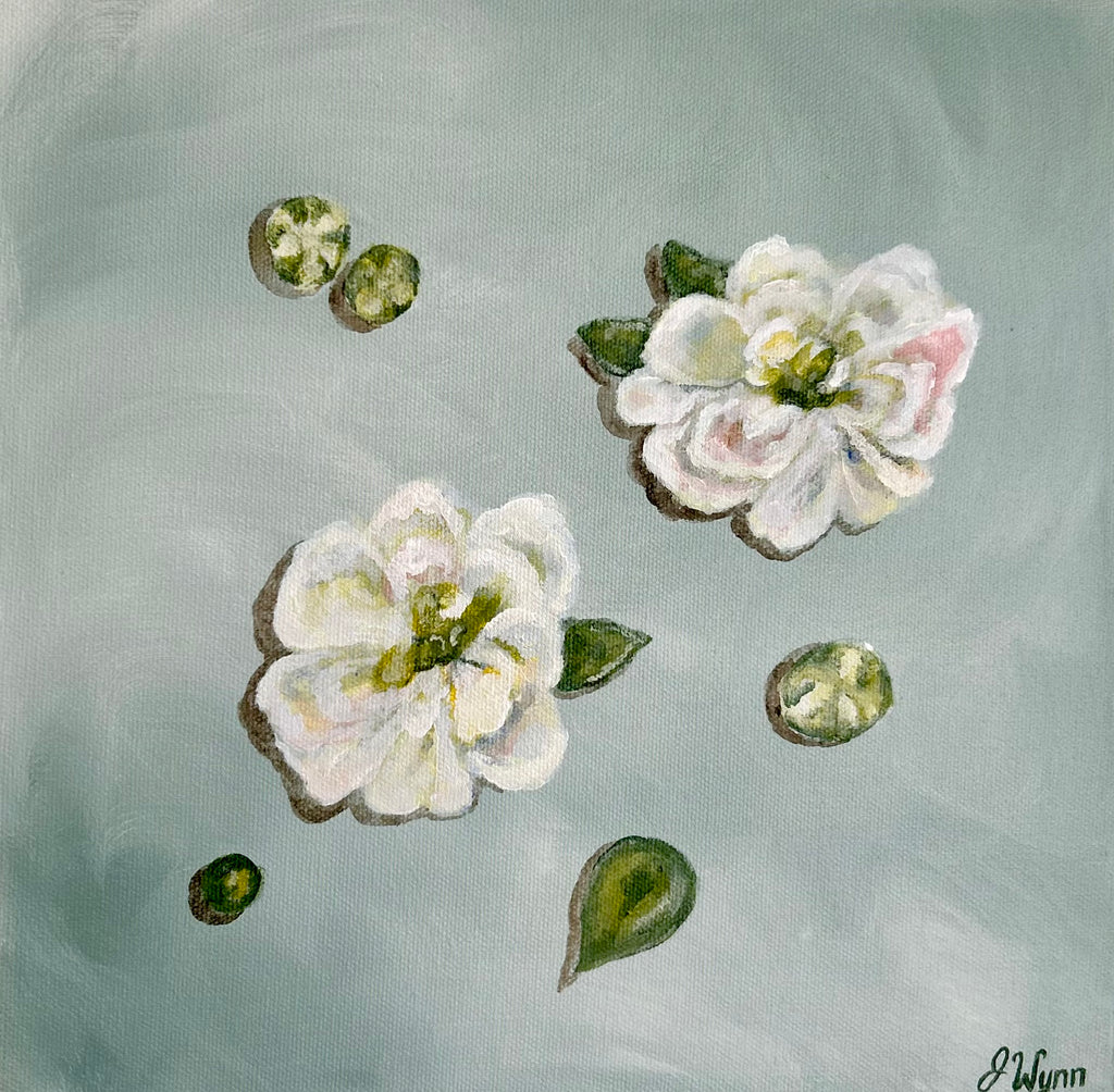 "Stock Flower Preserved in Time" 12 x 12, Original